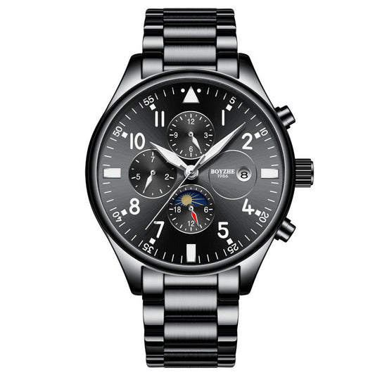 Automatic Mechanical Watch Steel Belt